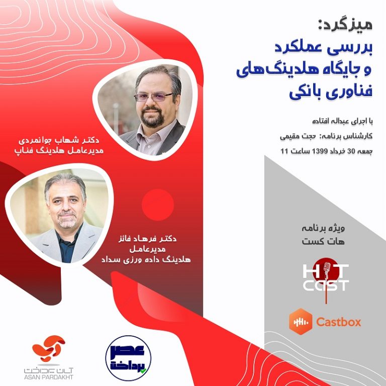 فایل صوتی میزگرد بررسی عملکرد و جایگاه هلدینگ های فناوری بانکی منتشر شد
